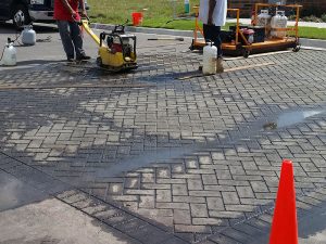 asphalt stamping